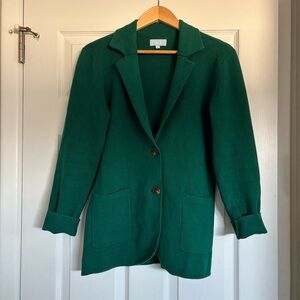 Kelly Green Women's Knit Burgess Blazer